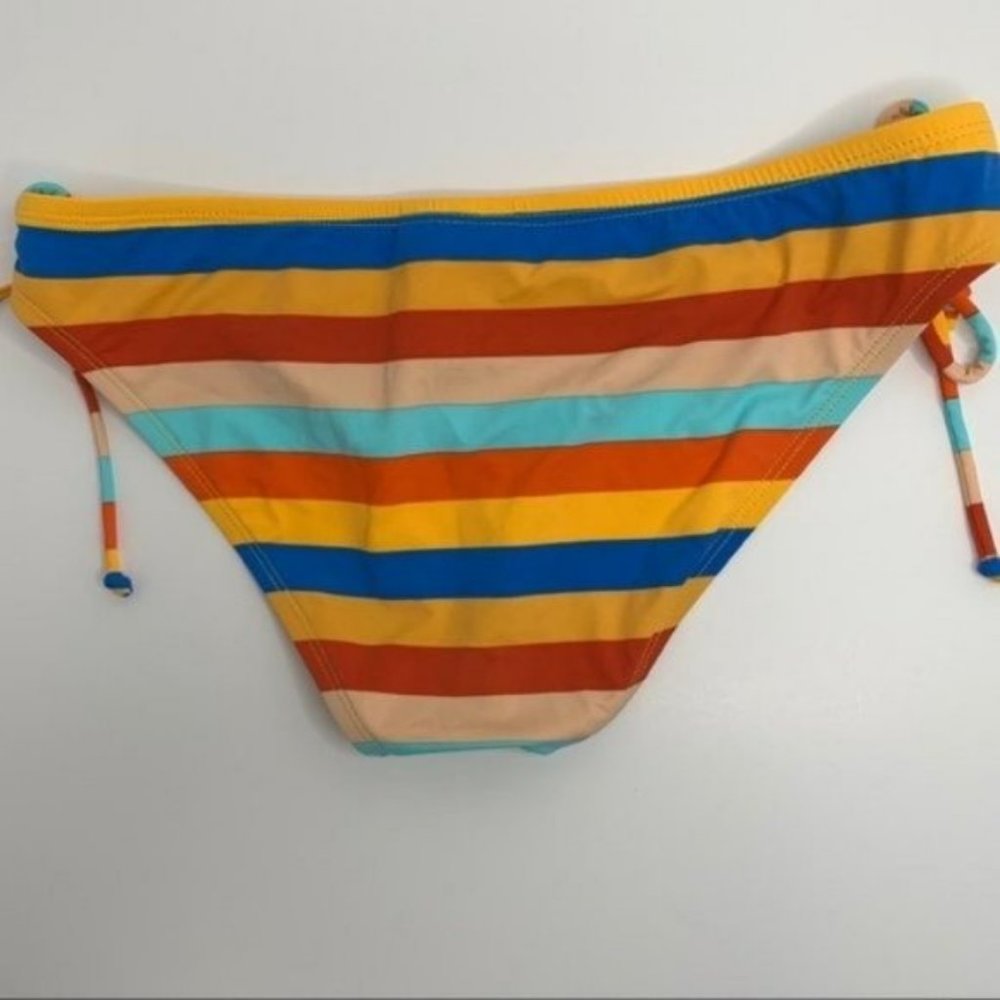 The Bikini Lab Multi Color Stripes Bikini Bottom - Picture 2 of 3